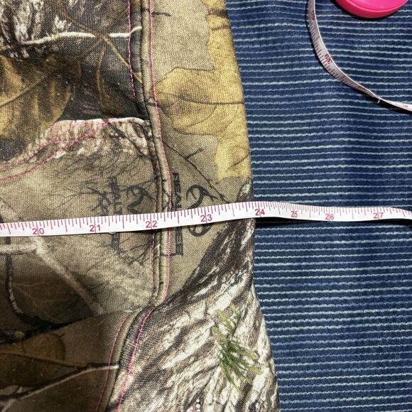 Realtree Camo Hoodie Youth L Pink Trim Hunt Girl Outdoors Fall Pullover Y2K - Picture 5 of 6